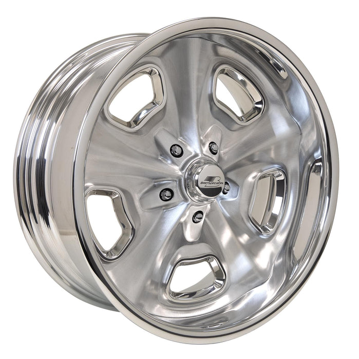 Billet Specialties Billet Specialties Vintage Series Crossover Brushed Custom Order Wheels VDS88C215 Autofit
