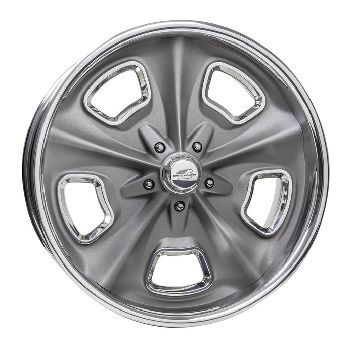 Billet Specialties Billet Specialties Vintage Series Crossover Gray Custom Order Wheels VDS88G811 Autofit