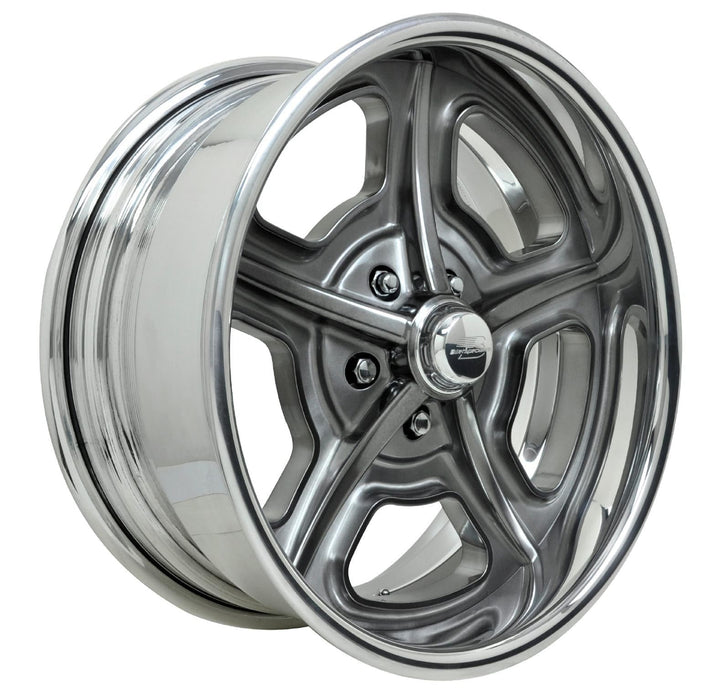 Billet Specialties Billet Specialties Vintage Series Heritage Brushed Custom Order Wheels VS55C205 Autofit