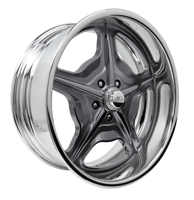 Billet Specialties Billet Specialties Vintage Series Sprint Concave Shallow Smoke Custom Order Wheels VSL02S249 Autofit