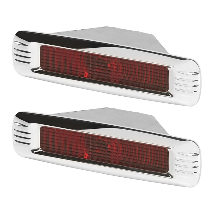 Billet Specialties Billet Specialties Vintage Street Rod LED Taillights 61330 Autofit