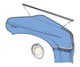 Bob Drake Reproductions Bob Drake Center Hood Trim 01A-16736-B Autofit