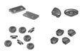 Bob Drake Reproductions Bob Drake Hood Bumper Kits 68-16761 Autofit