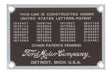 Bob Drake Reproductions Bob Drake Reproductions VIN Plates 78-14001 Autofit