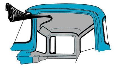 Bob Drake Reproductions Bob Drake Reproductions Weatherstrip Seals, Individual Position BAAA-8150956 Autofit