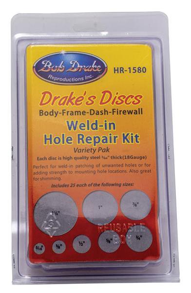 Bob Drake Reproductions Bob Drake Weld-In Hole Repair Kits HR-1580 Autofit