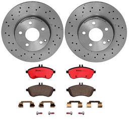 Brembo Brembo Disc Brake Pad and Rotor Kits KT00018 Autofit