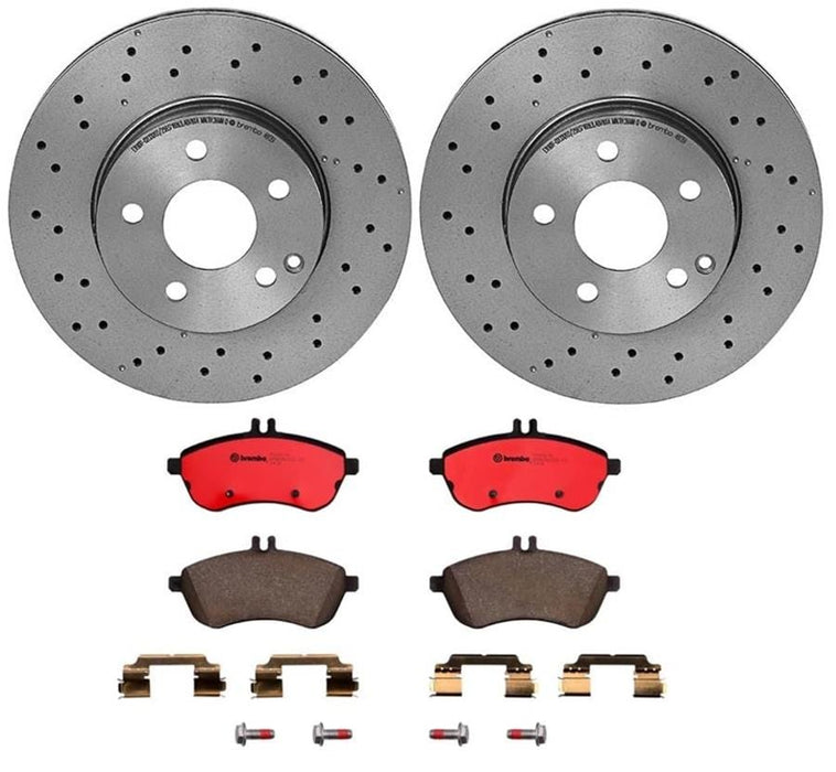 Brembo Brembo Disc Brake Pad and Rotor Kits KT00018 Autofit