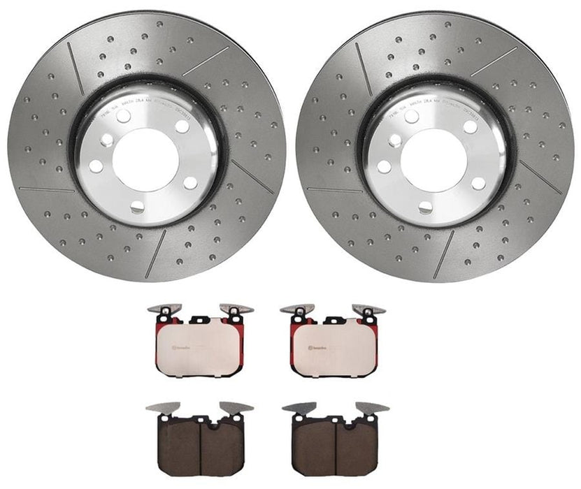 Brembo Brembo Disc Brake Pad and Rotor Kits KT00032 Autofit