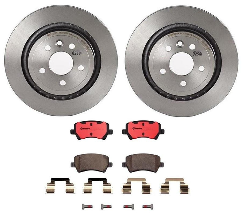Brembo Brembo Disc Brake Pad and Rotor Kits KT00070 Autofit