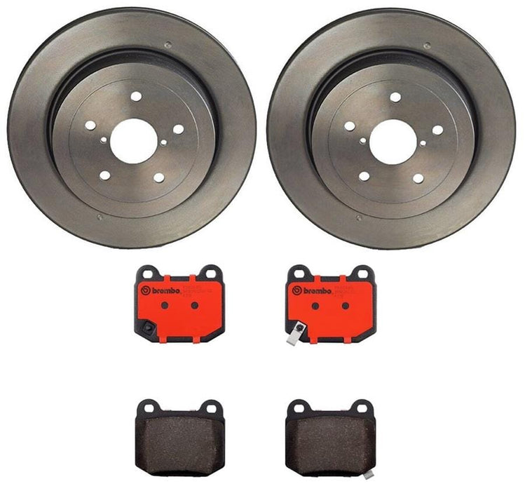 Brembo Brembo Disc Brake Pad and Rotor Kits KT00107 Autofit