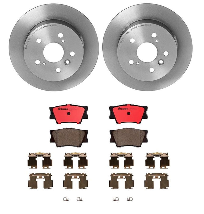 Brembo Brembo Disc Brake Pad and Rotor Kits KT00117 Autofit