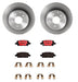 Brembo Brembo Disc Brake Pad and Rotor Kits KT00124 Autofit