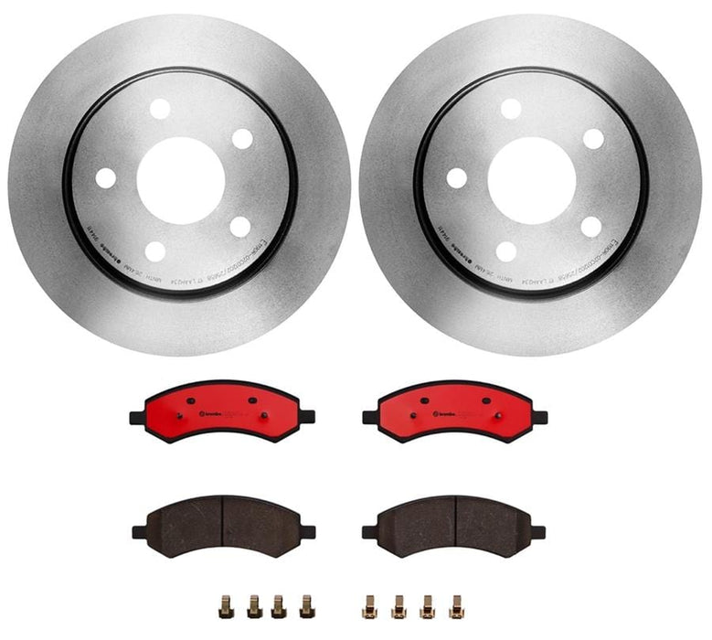 Brembo Brembo Disc Brake Pad and Rotor Kits KT00142 Autofit