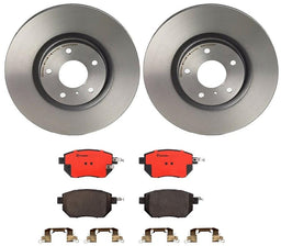 Brembo Brembo Disc Brake Pad and Rotor Kits KT00174 Autofit
