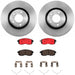 Brembo Brembo Disc Brake Pad and Rotor Kits KT00179 Autofit