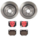 Brembo Brembo Disc Brake Pad and Rotor Kits KT00242 Autofit