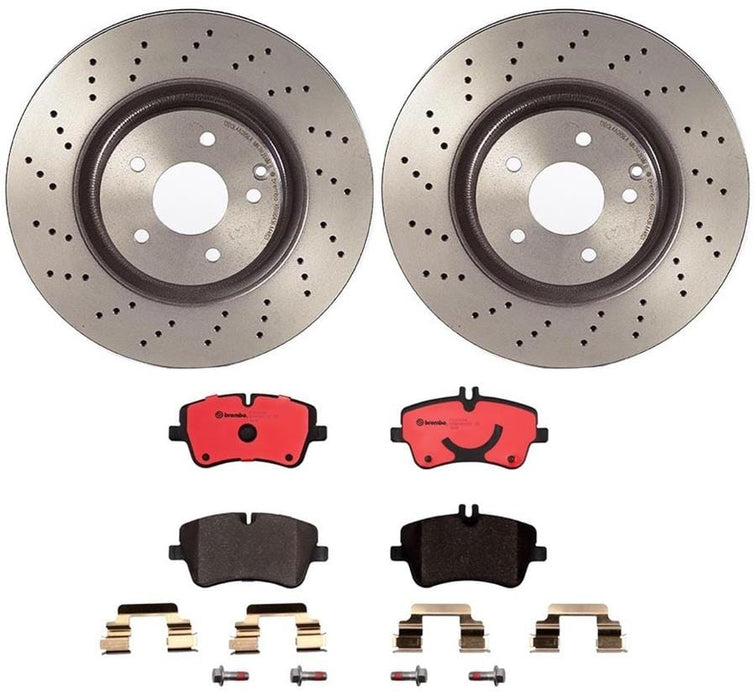 Brembo Brembo Disc Brake Pad and Rotor Kits KT00293 Autofit