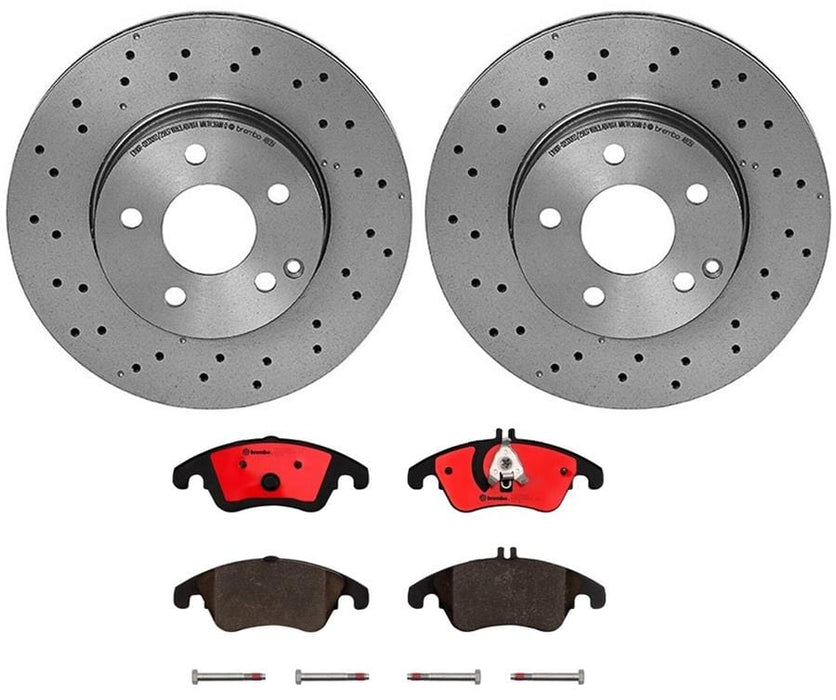 Brembo Brembo Disc Brake Pad and Rotor Kits KT00295 Autofit