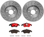 Brembo Brembo Disc Brake Pad and Rotor Kits KT00295 Autofit