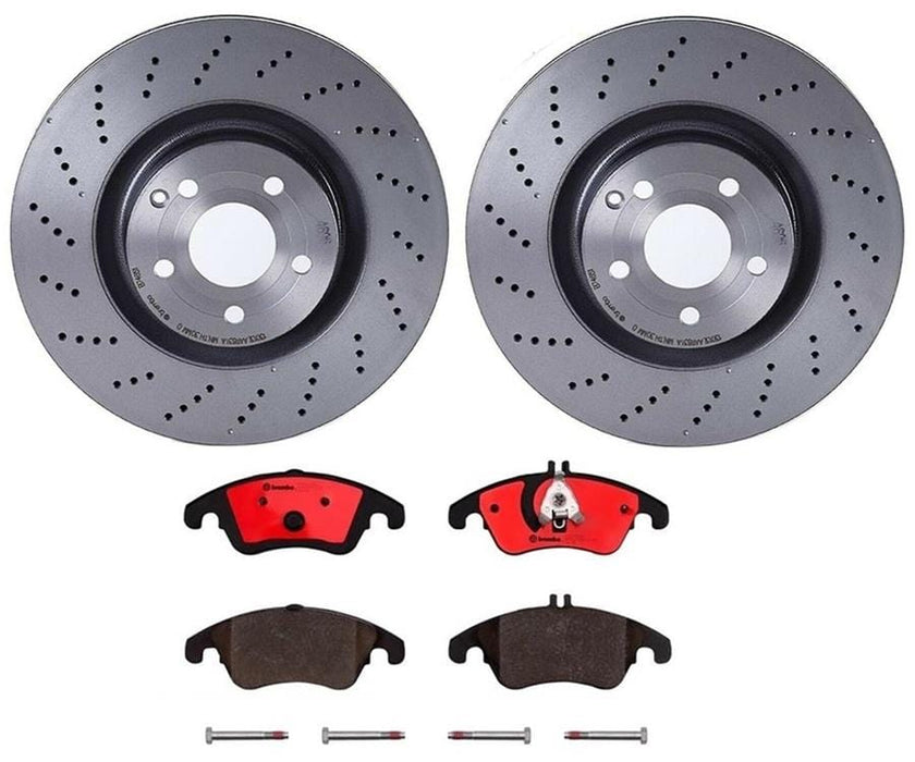 Brembo Brembo Disc Brake Pad and Rotor Kits KT00314 Autofit