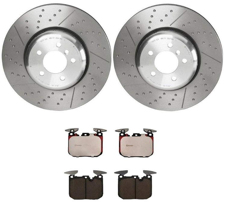 Brembo Brembo Disc Brake Pad and Rotor Kits KT00324 Autofit