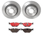 Brembo Brembo Disc Brake Pad and Rotor Kits KT00354 Autofit