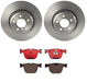 Brembo Brembo Disc Brake Pad and Rotor Kits KT00357 Autofit