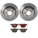 Brembo Brembo Disc Brake Pad and Rotor Kits KT00358 Autofit