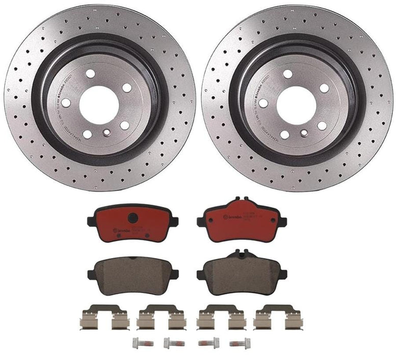 Brembo Brembo Disc Brake Pad and Rotor Kits KT00367 Autofit