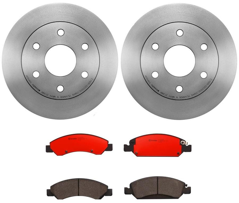 Brembo Brembo Disc Brake Pad and Rotor Kits KT00386 Autofit