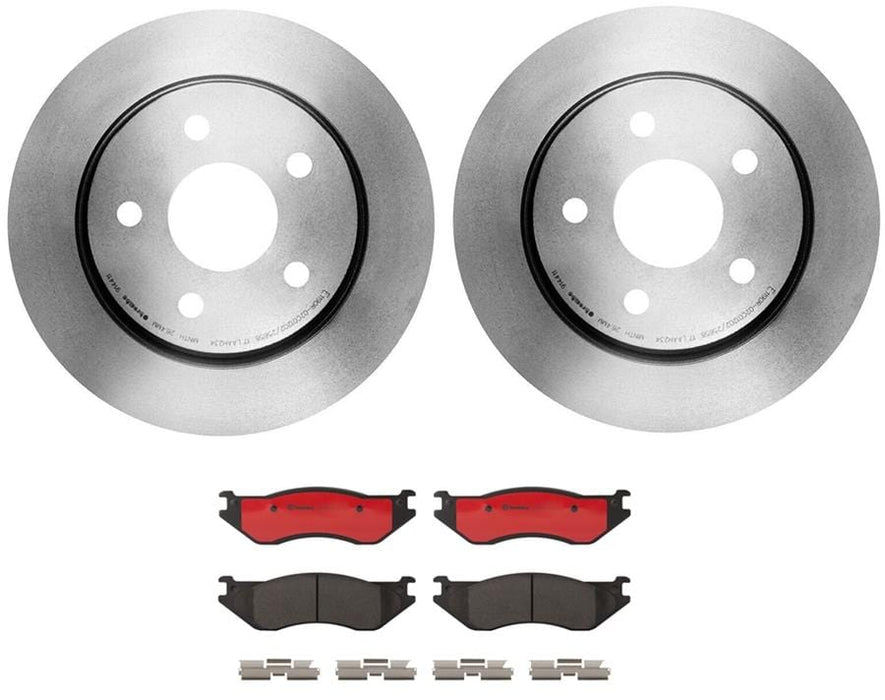 Brembo Brembo Disc Brake Pad and Rotor Kits KT00387 Autofit