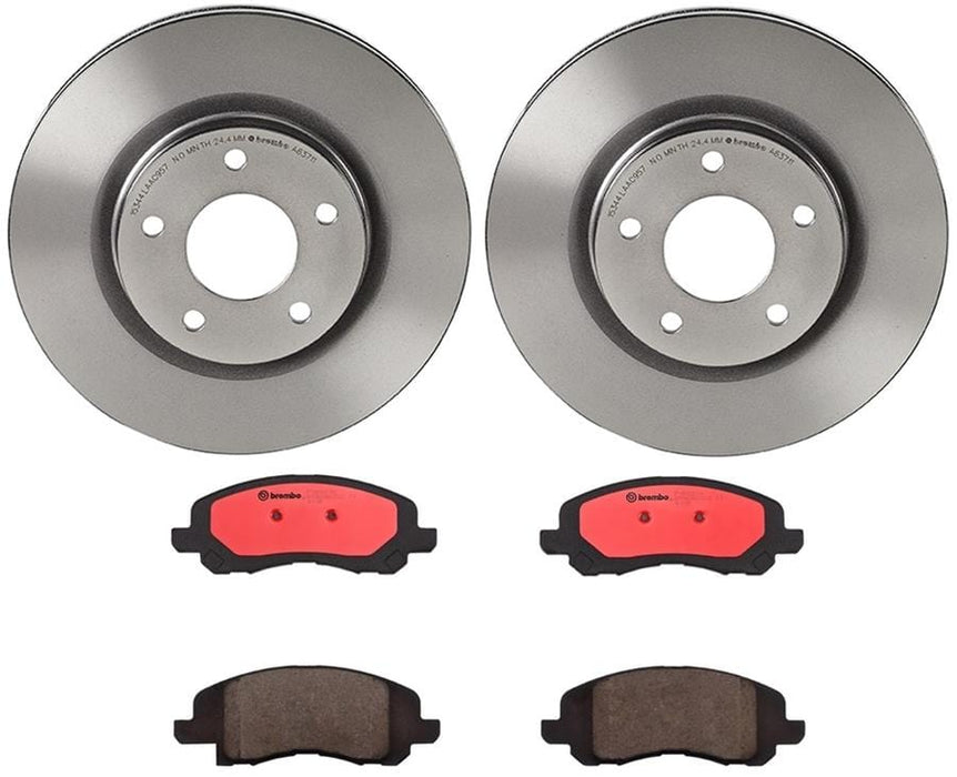 Brembo Brembo Disc Brake Pad and Rotor Kits KT00392 Autofit