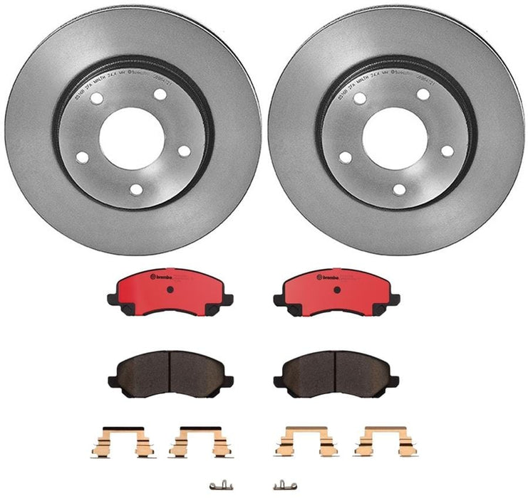 Brembo Brembo Disc Brake Pad and Rotor Kits KT00396 Autofit