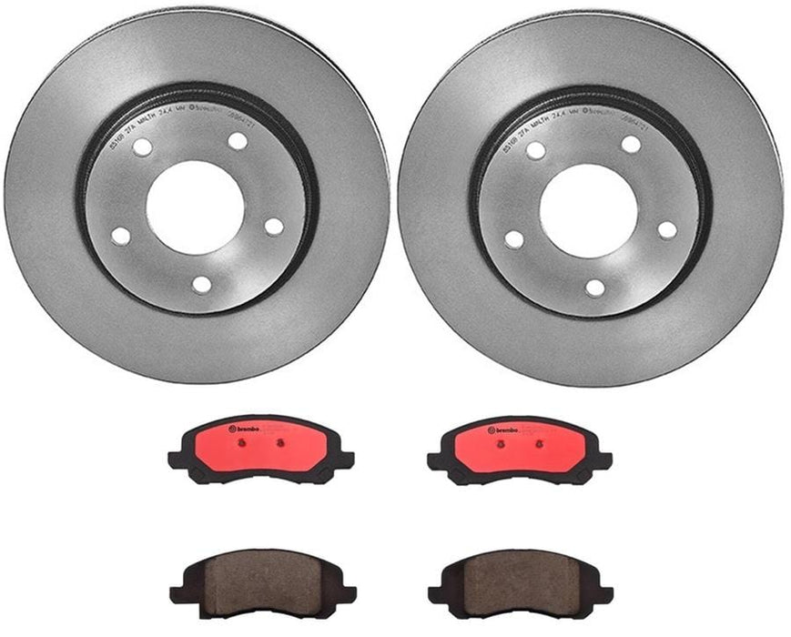 Brembo Brembo Disc Brake Pad and Rotor Kits KT00397 Autofit