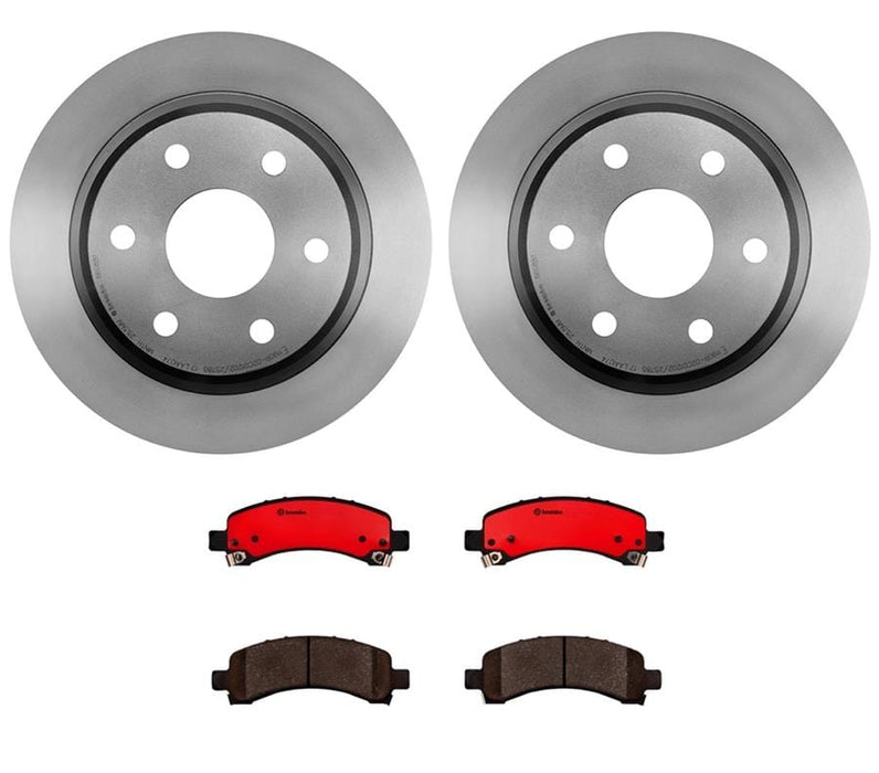Brembo Brembo Disc Brake Pad and Rotor Kits KT00402 Autofit