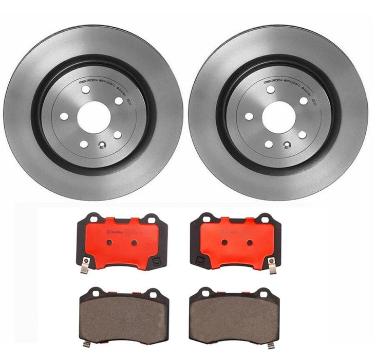 Brembo Brembo Disc Brake Pad and Rotor Kits KT00406 Autofit