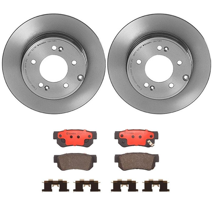 Brembo Brembo Disc Brake Pad and Rotor Kits KT00515 Autofit