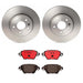 Brembo Brembo Disc Brake Pad and Rotor Kits KT00521 Autofit