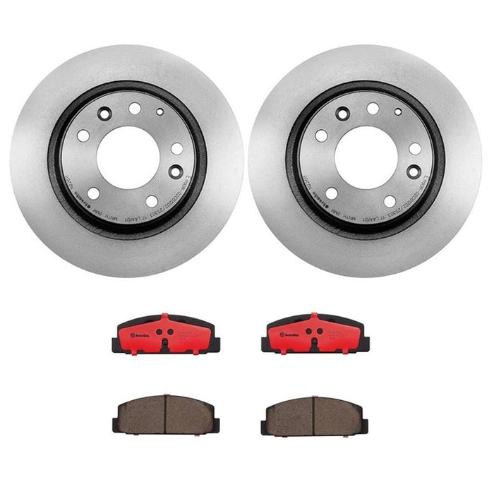 Brembo Brembo Disc Brake Pad and Rotor Kits KT00525 Autofit