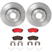 Brembo Brembo Disc Brake Pad and Rotor Kits KT00528 Autofit