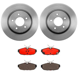 Brembo Brembo Disc Brake Pad and Rotor Kits KT00539 Autofit