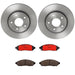 Brembo Brembo Disc Brake Pad and Rotor Kits KT00547 Autofit