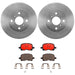 Brembo Brembo Disc Brake Pad and Rotor Kits KT00548 Autofit