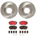 Brembo Brembo Disc Brake Pad and Rotor Kits KT00549 Autofit