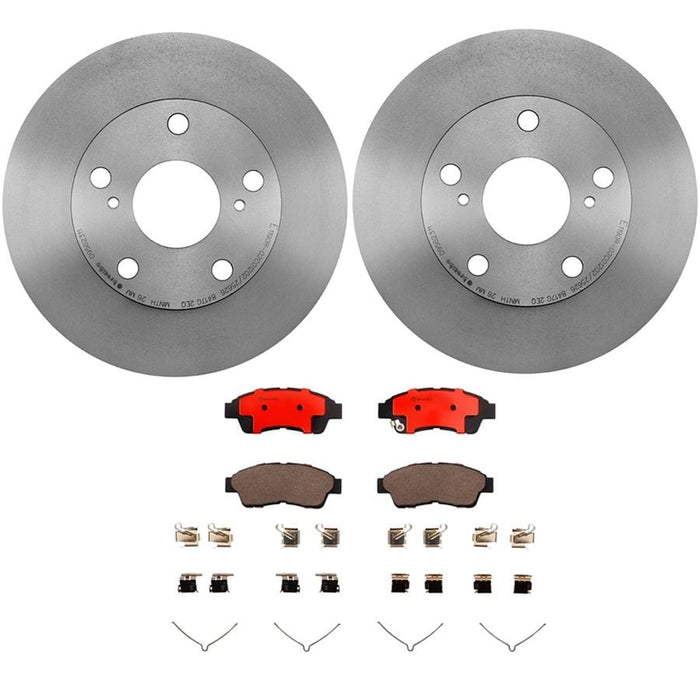 Brembo Brembo Disc Brake Pad and Rotor Kits KT00553 Autofit