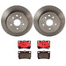 Brembo Brembo Disc Brake Pad and Rotor Kits KT00563 Autofit