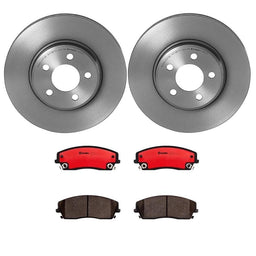 Brembo Brembo Disc Brake Pad and Rotor Kits KT00610 Autofit