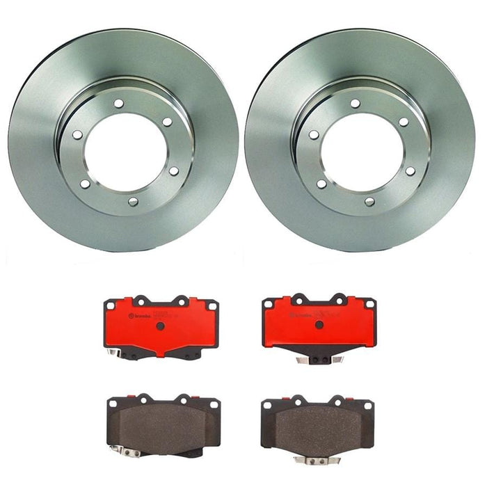 Brembo Brembo Disc Brake Pad and Rotor Kits KT00615 Autofit