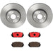 Brembo Brembo Disc Brake Pad and Rotor Kits KT00619 Autofit